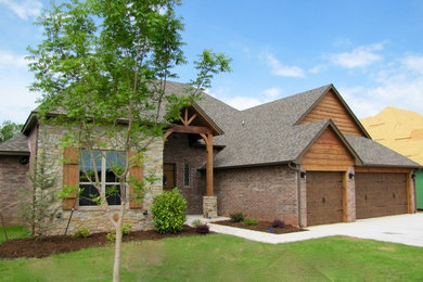 This is an example of a transitional exterior in Oklahoma City.