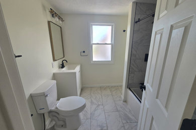 Transitional bathroom photo in Cleveland