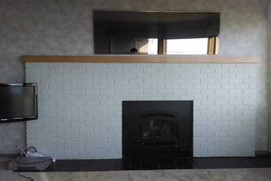 Fireplace Facelift with Natural Plaster