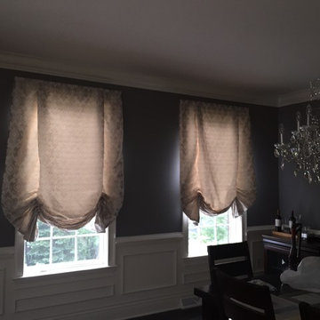 Custum Soft Treatments in Dining Room