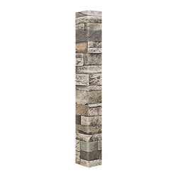 136-CT2-DURANGO VENEER STACKED STONE OUTSIDE CORNER - 48"H X 3 &frac12;" W X 1 &frac12;"D - Wall Panels