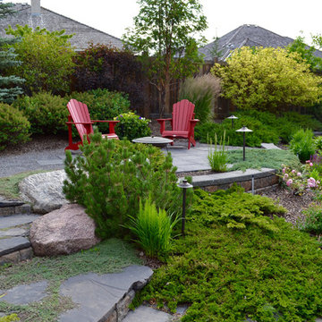 Sherwood Park Firepit Landscape