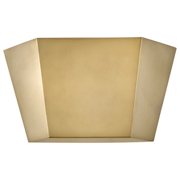 Hinkley Vin Small Two Light Sconce, Heritage Brass