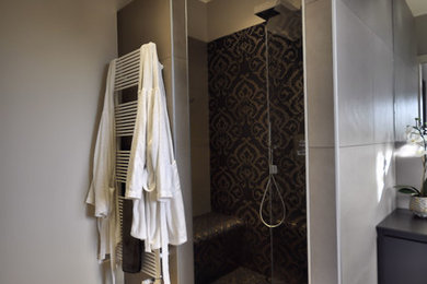 Ispirazione per un bagno di servizio minimal