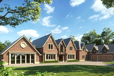 This is an example of an arts and crafts exterior in Cheshire.