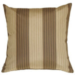 Pillow Decor Ltd. - Pillow Decor - Sunbrella Elliott Wren 20 x 20 Outdoor Pillow - Sunbrella's Elliott Wren Outdoor Fabric. This smooth mocha beige pillow is stylish and soft. It will entice you outdoors to enjoy your deck or patio once you add it to your wrought iron furniture or favorite chaise lounge. Mixes easily with the other patterns in this series of pillows.