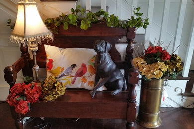 Inspiration for a timeless entryway remodel in Other