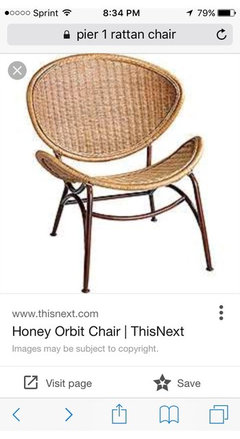 pier one orbit chair