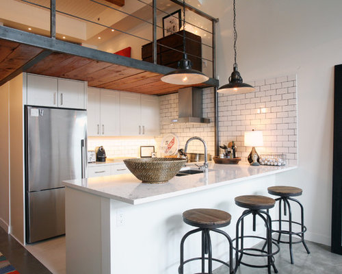 Best Loft Kitchen Design Ideas & Remodel Pictures | Houzz  Loft Kitchen Photos