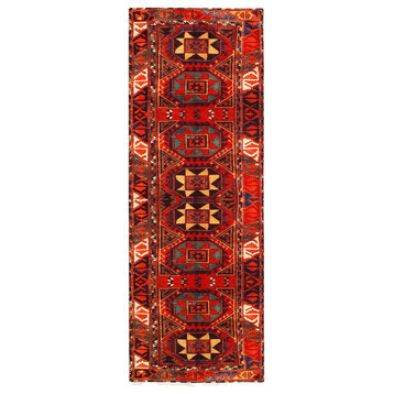 Vintage Turkman Design Velvet Table Cloth 1'7''x4'5''