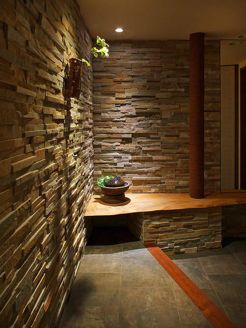 Asian Entryway Design Ideas, Remodels & Photos