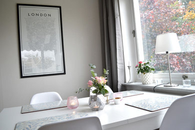 Photo of a transitional dining room in Gothenburg.