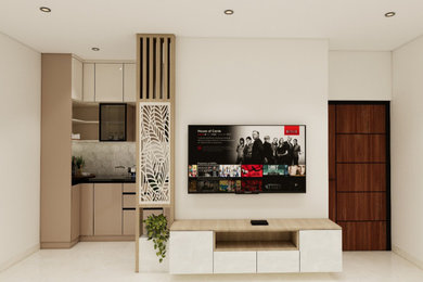 TV Unit with Storage Unit