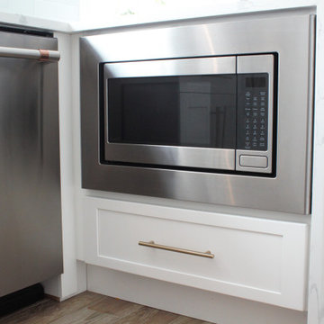 Modern Kitchen with Waterfall Edge by Lauren