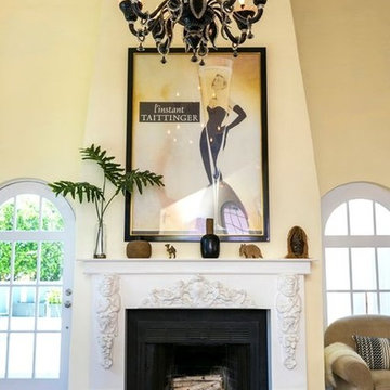 Franklin Ave LA Remodeling Living Room