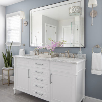 Modern and Serene Master Bathroom
