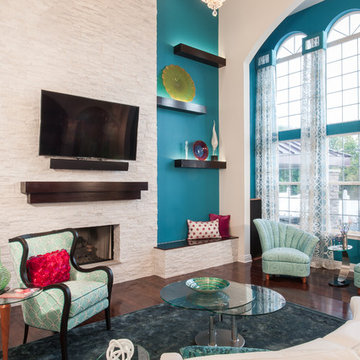 Transitional Living Room