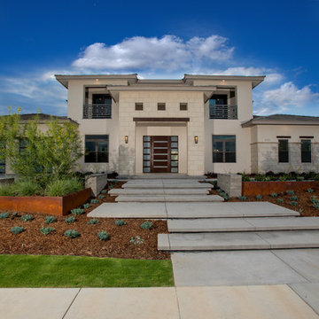 Daytime Front Elevation | Prairie-Inspired Transitional Estate