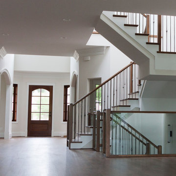 Project #44 | Contemporary Staircase with Skylit Stairwell