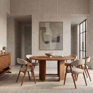 Luxury Solid Wood Dining Room Collection (Teak & Mahogany)