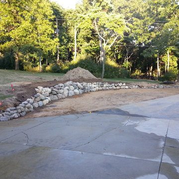 Retaining Wall and Turnaround Area