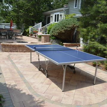 Nicolock Paving Stone Patio & Firepit. Huntington,NY