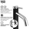 Vigo VG01044 Madison 1.2 GPM 1 Hole Bathroom Faucet - Chrome