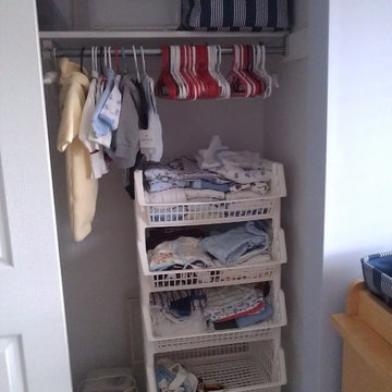 Closet Organization-baby closet