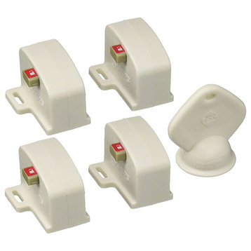 Safety 1St® HS132 Complete Magnetic Locking System, 4-Pack
