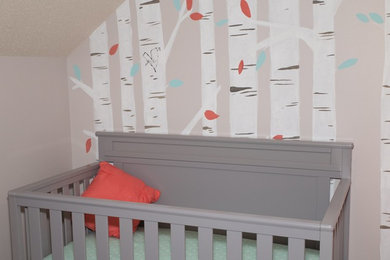 Inspiration for a mid-sized contemporary master bedroom remodel in Other