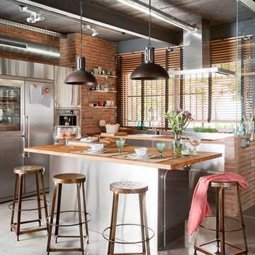 Bajo comercial convertido en loft (Terrassa)