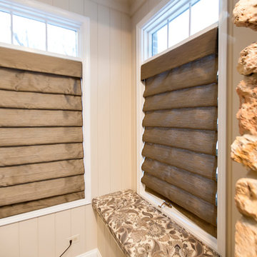 Custom Window Treatments and Window Seat