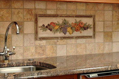 kitchen decorative mural backsplash