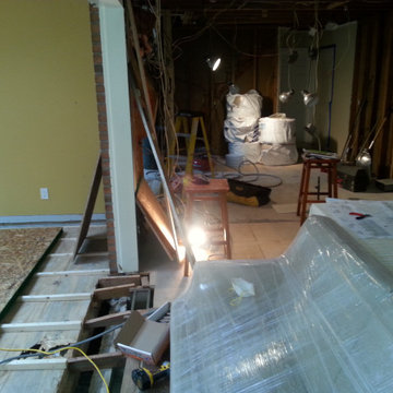 Stacy M Custom Kitchen Flooring + Bump out
