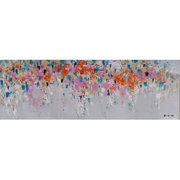 "A Mess of Flower Petals" Hand Painted Canvas Artwork; Fine Art; Modern