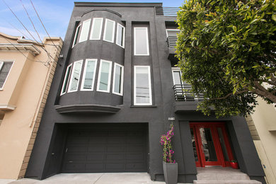 Inspiration for a modern exterior home remodel in San Francisco