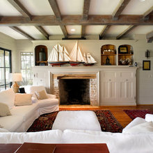 off center fire place