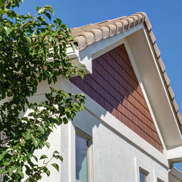 Longmont Gable Siding | WoodTone Shake Siding Accent