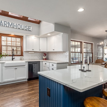 Transitional Two-Tone Kitchen Remodel