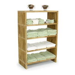Westminster Teak Storage Shelf 48" - Bathroom Cabinets