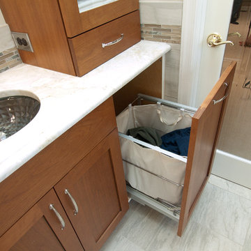 Boring Bathroom Gets a Change of Personality