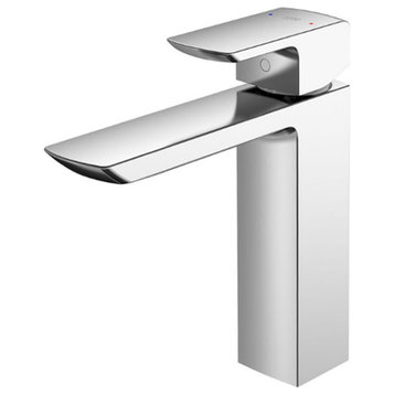 TOTO TLG02304U#CP GR Single-Handle Semi-Vessel Lavatory Faucet - Polished