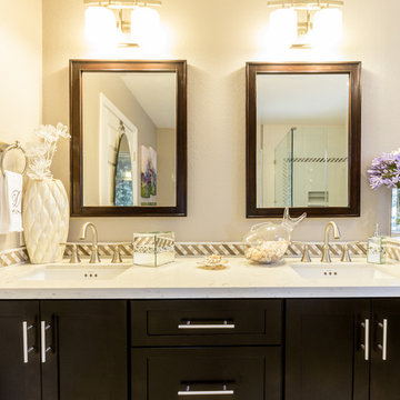 Master Bath Vanity from Avanity in Espresso finish