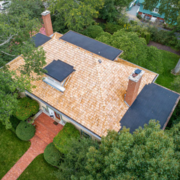 Kenilworth, IL - Cedar Shake roof replacement
