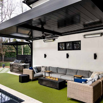 Azenco R-CAR™ Cantilevered Roof – The Art of Open-Air Comfort