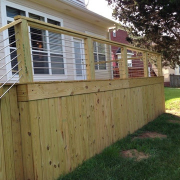 custom built deck