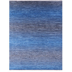 My Magic Carpet Machine Washable Rug Waves Ocean Blue 2.5' X 7' 6