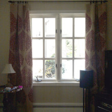 Painted Bulap Curtains