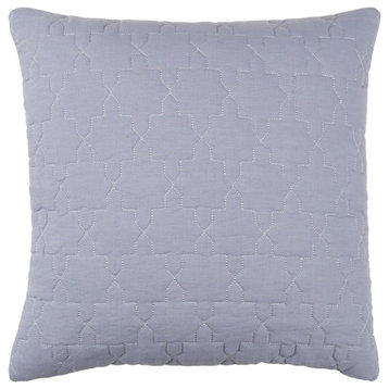 Reda by Surya Down Fill Pillow, Medium Gray/Silver, 20' x 20'
