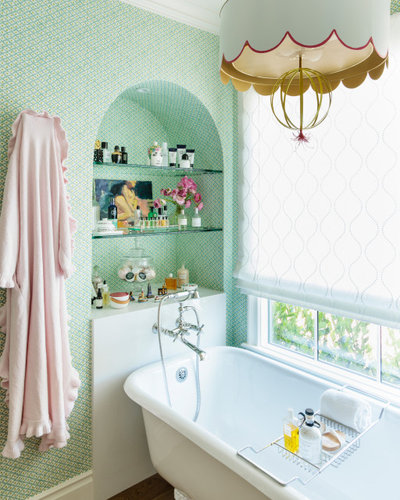 Ecléctico Cuarto de baño by Alison Kandler Interior Design